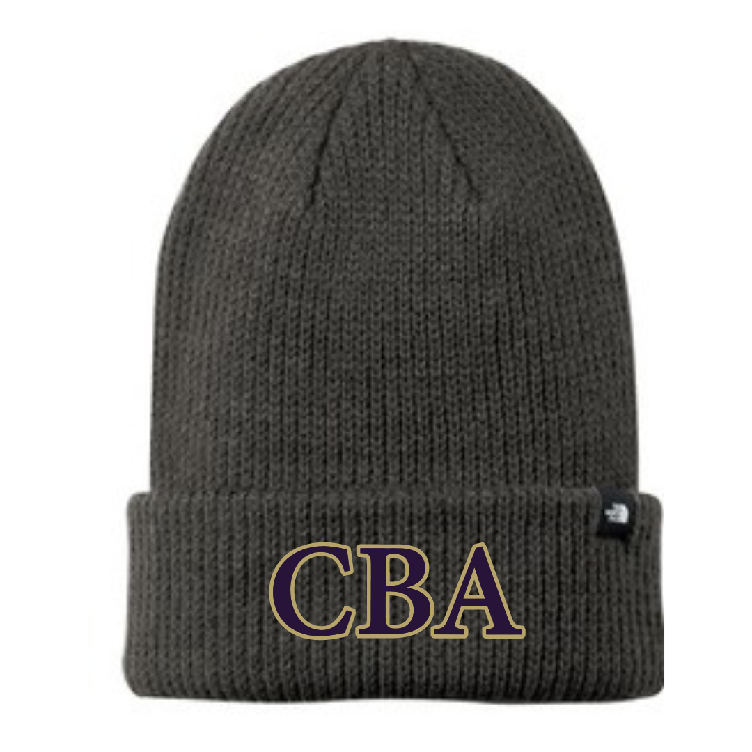 north face grey beanie