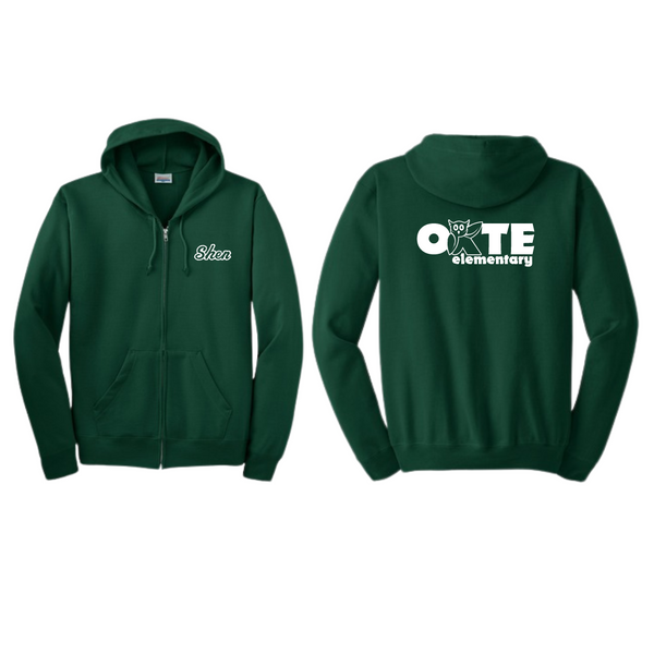 OKTE20- Full-Zip Hooded Sweatshirt