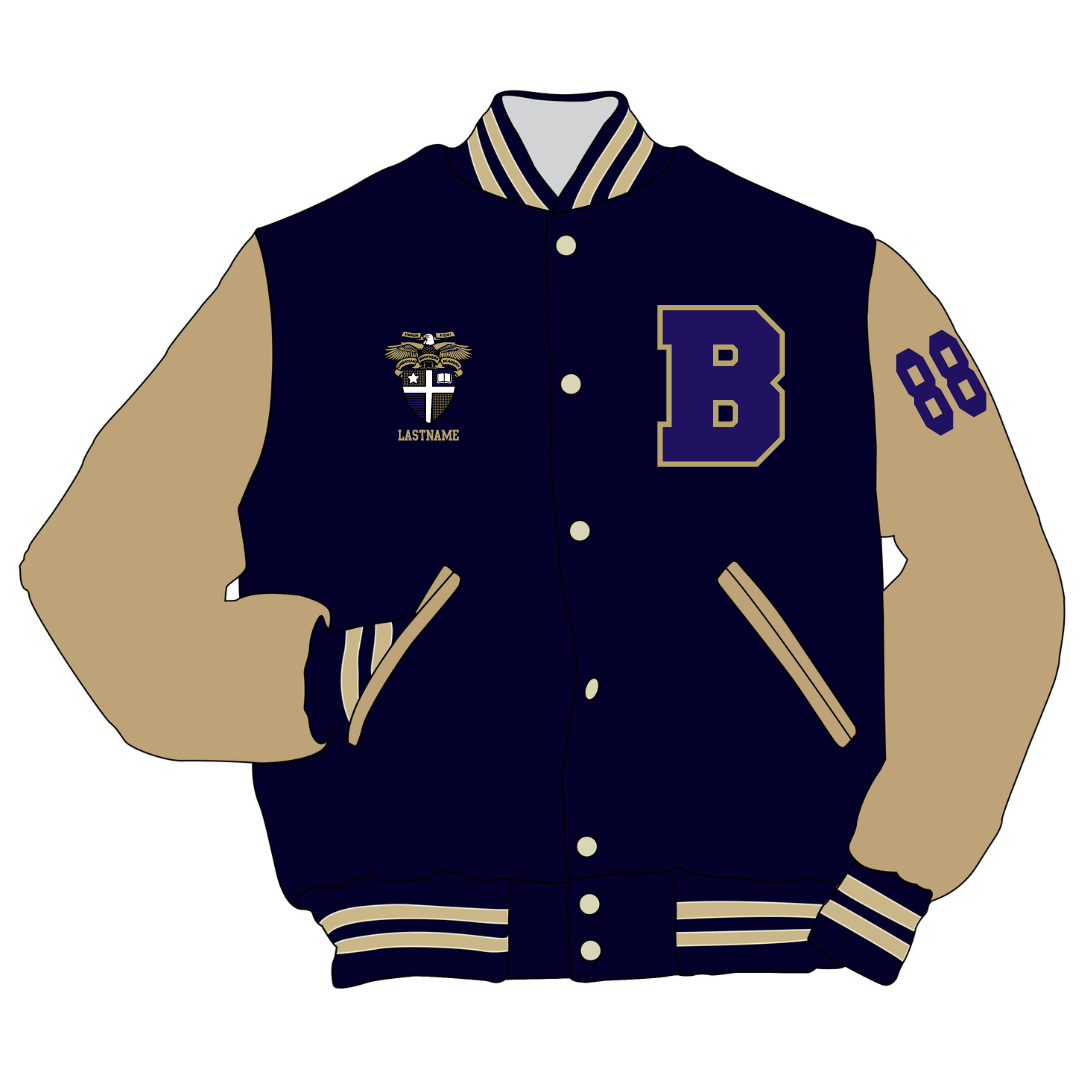 CBA- Custom BROTHERS Varsity Jacket Wicked Smart Apparel
