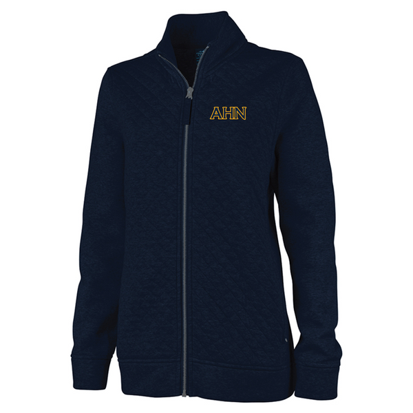 AHN- Quilted Full Zip Jacket