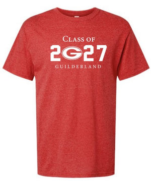GCO2027DM23- Class of 2027 Heather Red Tshirt