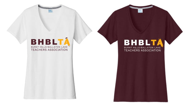BHBLTA24- Ladies Performance Blend V-Neck Tee