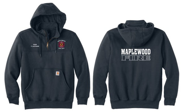 MPLWDFD26- Carhartt ® Rain Defender ® Paxton Heavyweight Hooded Zip Mock Sweatshirt