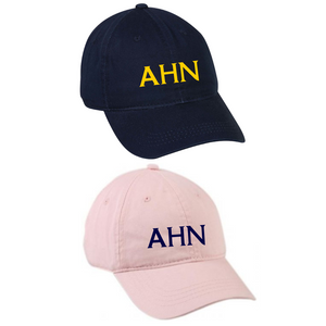 AHN- Pink or Navy Twill Cap