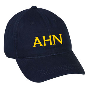 AHN- Pink or Navy Twill Cap