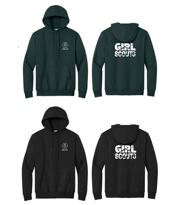 GIRLSCOUTS25- Port & Company® Core Fleece Full-Zip Hooded Sweatshirt