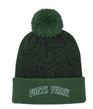 FtFE25- Halftime Heather Pom Beanie