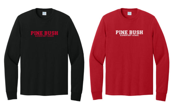 PINEBUSH25- Long Sleeve Core Cotton Tee