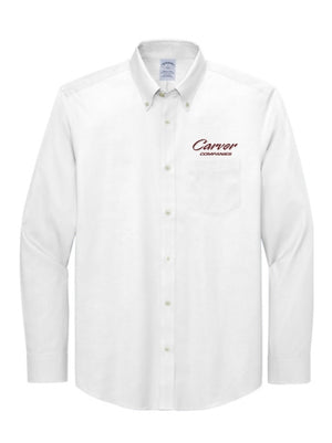 Carver23- Brooks Brothers® Wrinkle-Free Stretch Pinpoint Shirt