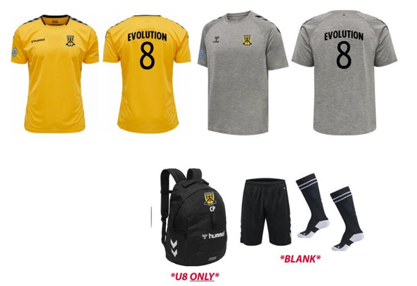 CPSCUNIFORMS23- Clifton Park Soccer EVOLUTION Level Uniform Package 2024-25, U8 ONLY