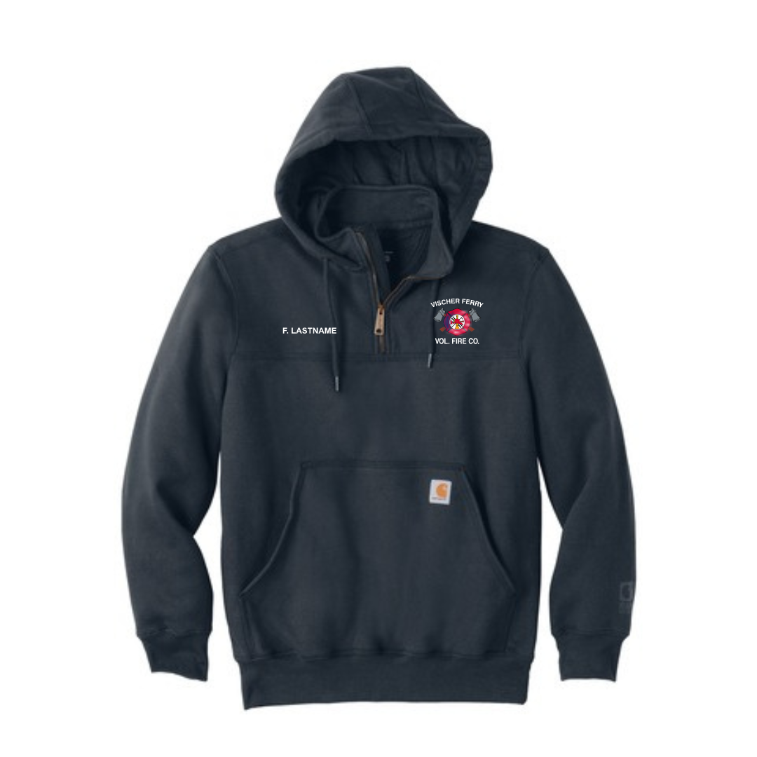 VFFC62 Carhartt Rain Defender Paxton Heavyweight Hooded Zip Mock Wicked Smart Apparel