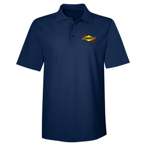 SANSUN- Sunoco 50/50 Pique Polo