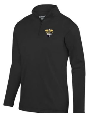 CBA- CBA Approved Fleece 1/4 zip pullover, Youth & Adult, Black & Purple
