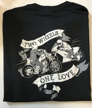 ATTIC20- 2 Wheels, 1 Love Tshirts