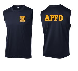 APFire- Adult Performance Tank with Back Print
