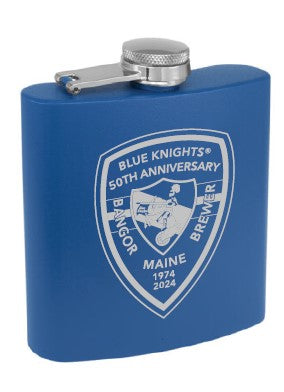 BK50C- 6 oz. Powder Coated Stainless Steel Flask