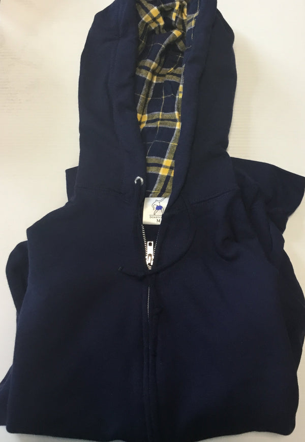 ATTIC20- Boxercraft Full zip Flannel lined hoodies