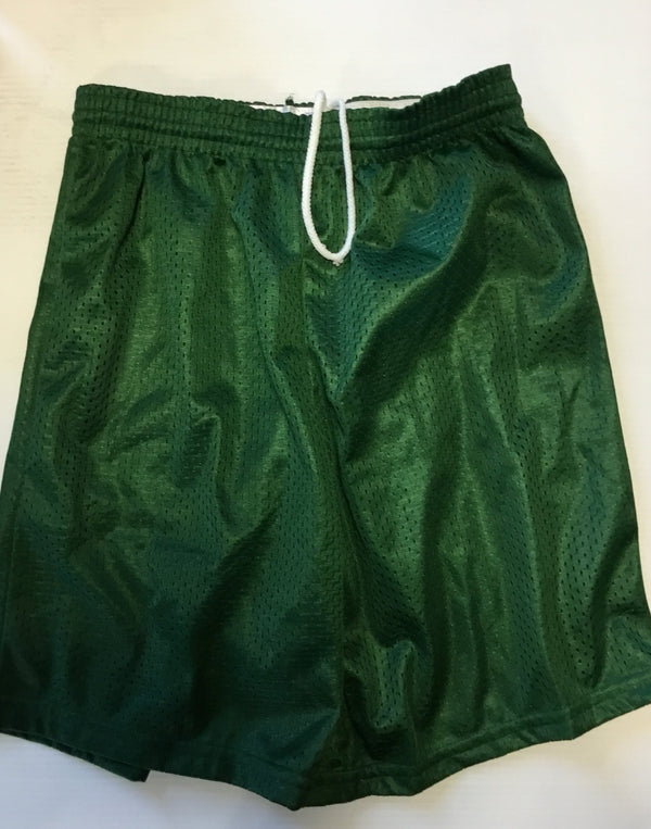 ATTIC20- Mesh Tricot Shorts, Green