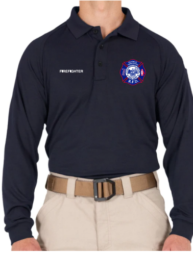 CityRFD- First Tactical Performance Polo Long Sleeve