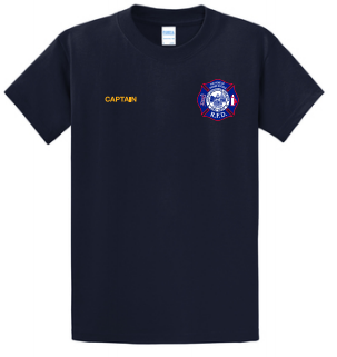 A.P.C|SHORT-SLEEVED ROUND NECK T-SHIRTS (Fire T Shirt ( CityRFD- Cotton T-Shirt Short Sleeve - Wicked Smart Apparel