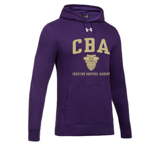 CBA- Under Armour® Hustle Hoodie, Purple