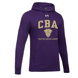 CBA- Under Armour® Hustle Hoodie, Purple