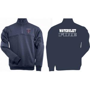WFD- 511 Quarter Zip Job Shirt with back print