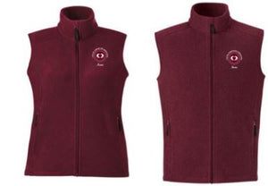 CCA- Heavyweight Full Zip Fleece Vest, Ladies & Adult fit